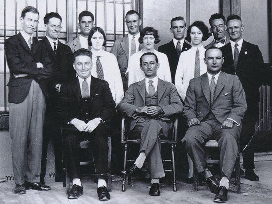 Staff of the Commonwealth Savings Bank, 1929
