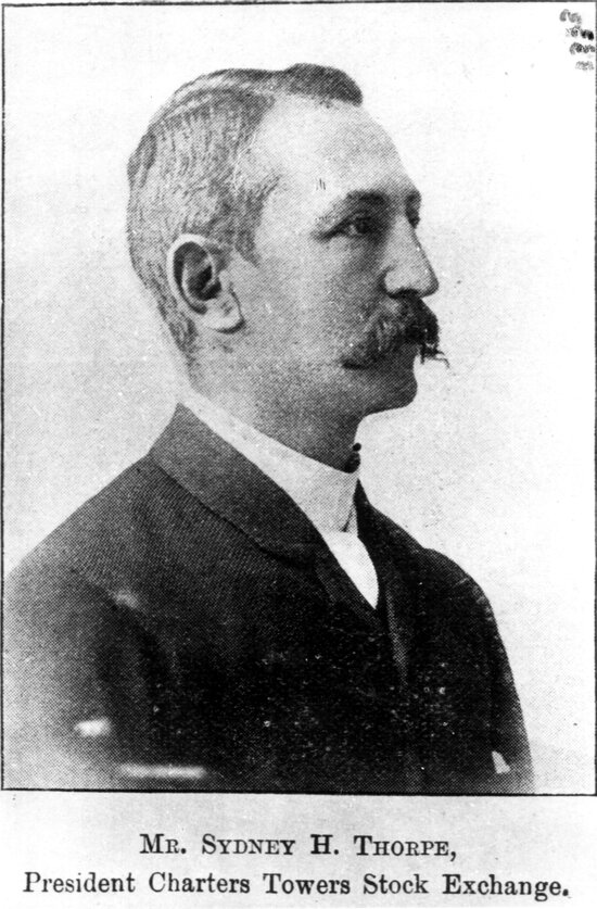 Sydney Hood Thorp, President Charters Towers Stock Exchange