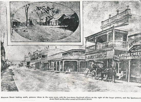 Mosman Street, circa 1900