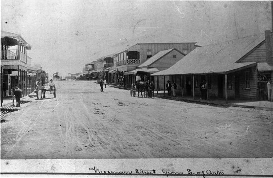 Mosman Street, looking North from Lee Street, Circa 1885