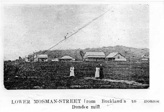 Lower Mosman Street, from Buckland&rsquo;s to Bonnie Dundee Mill