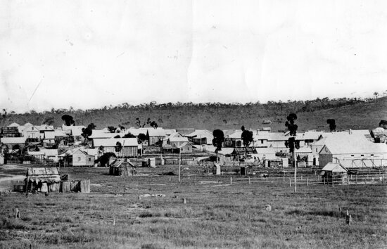 View Taken From Boys&rsquo; State School, Looking Towards the Intersection of Gill and Mosman Streets, 1878