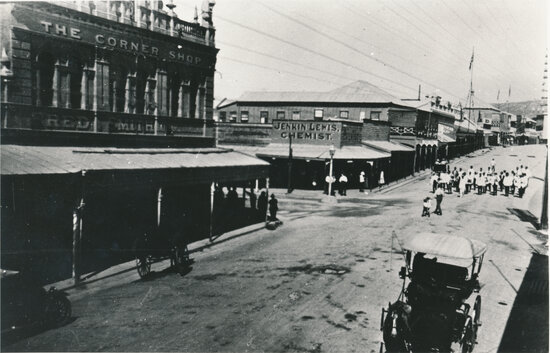 Mosman Street intersection with Gill Street, circa 1890 (Looking south)