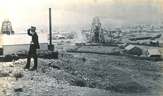 View From Upper Deane Street - Looking North along Deane Street 1880&rsquo;s