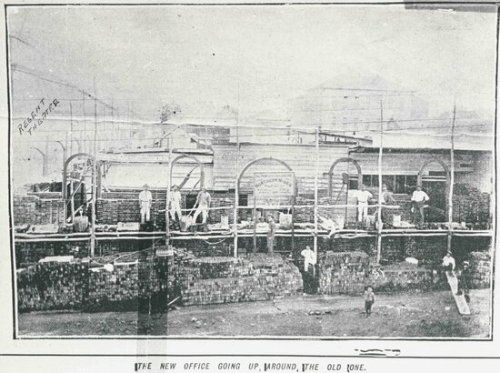 The Construction of the New Northern Miner Office, 73 Gill Street