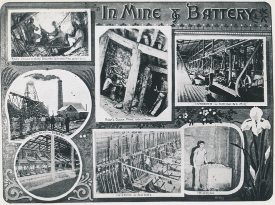 &lsquo;In Mine &amp; Battery&rsquo; photo collage