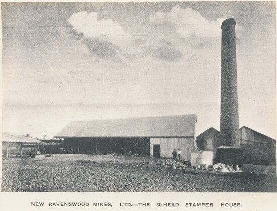 New Ravenswood Mines, Ltd - The 30-Head Stamper House