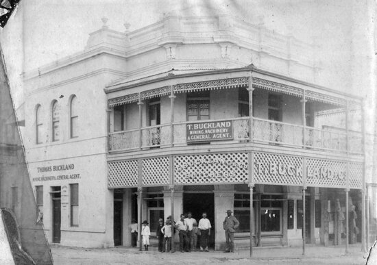 T Buckland &amp; Co building, NW corner Mosman &amp; Elizabeth Streets intersection