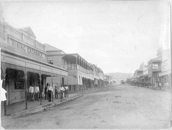 Mosman Street, view from 81-85 Mosman Street looking south to Towers Hill