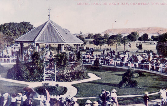 Band Rotunda in Lissner Park on Band Day