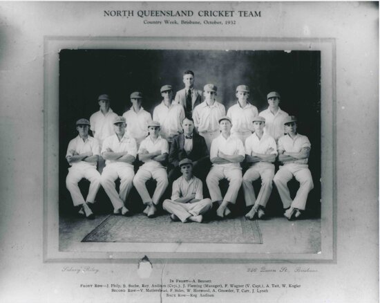 North Queensland Cricket Team, Country Week, Brisbane, October 1932