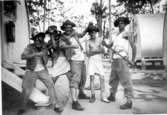 &ldquo;Pirate Attack&rdquo; costumes, National Service Camp WACOL 1951