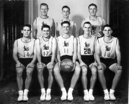 Wallabies Basketball Team, Premiers 1954