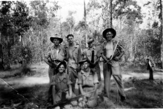 Group of Charters Towers Men at National Service training, WACOL 1951