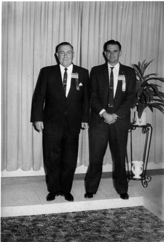 Bob Sweeney &amp; Ken Sellars at Rotary Club District Assembly and Conference at Alice Springs