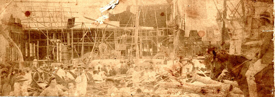 Mill United Explosion in Upper Deane Street 12 December 1897