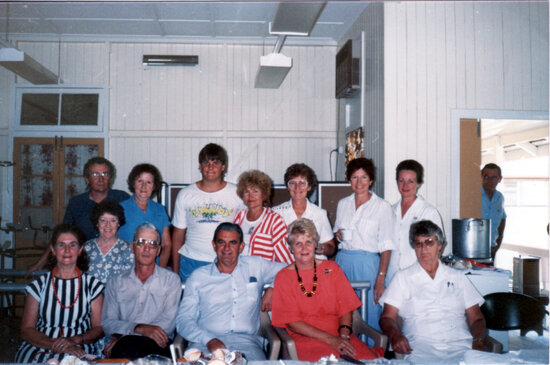 Farewell to Ken and Pam Sellars at Eventide, 1986