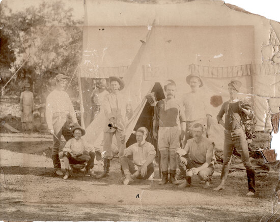 Kennedy Regiment soldiers having fun