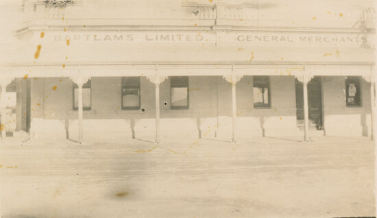 Bartlam&rsquo;s Limited General Merchants, Mosman Street