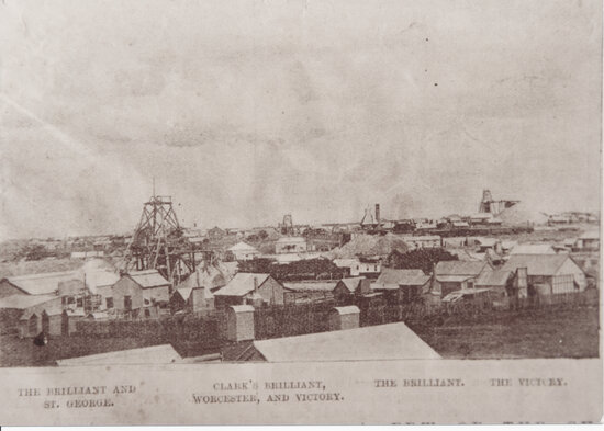 Mines - The Brilliant and St  George; Clark&rsquo;s Brilliant, Worcester, and Victory; The Brilliant; The Victory