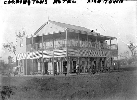 Carrington&rsquo;s Hotel, Liontown, 1900