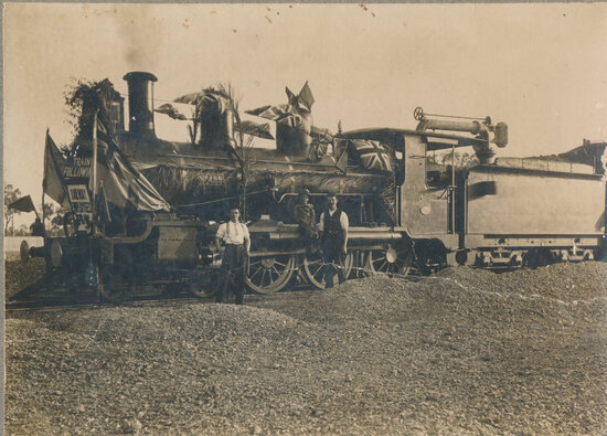 Steam Engine Used For the Ralway Employees Picnic