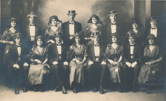 Young Set in costume