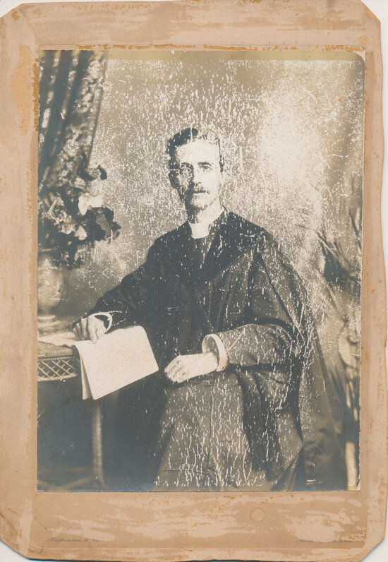 Rev J B Galloway, St Andrews Presbyterian Church, 1900