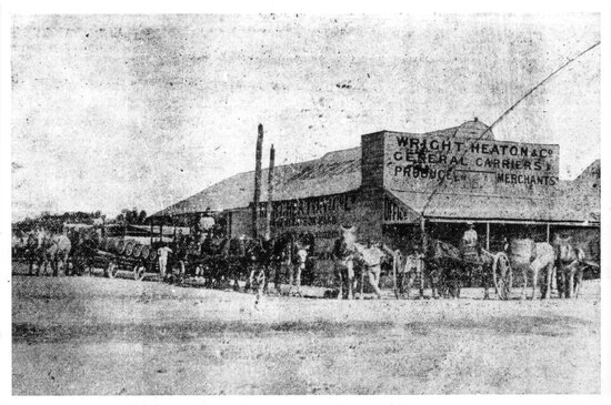 Wright, Heaton &amp; Co General Carriers &amp; Produce Merchants, Mosman Street