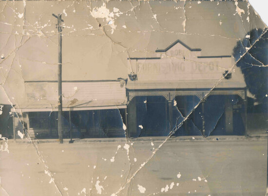 C E Roberts Furnishing Depot, Gill Street, 1948