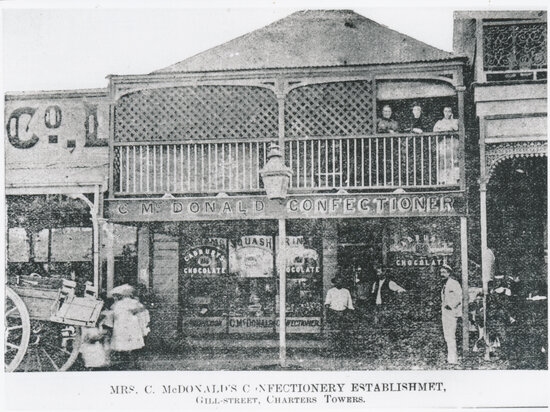 C McDonald Confectioner, Gill Street, 1893