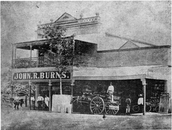 John R Burns, Grocer and General Merchant, Gill Street