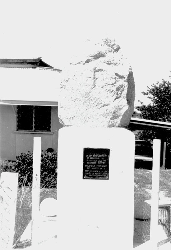 Jupiter Mosman Memorial outside Jacko Williams house, 196 Gill Street