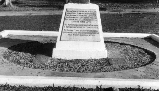 Hann Memorial plaque, Lissner Park 1964