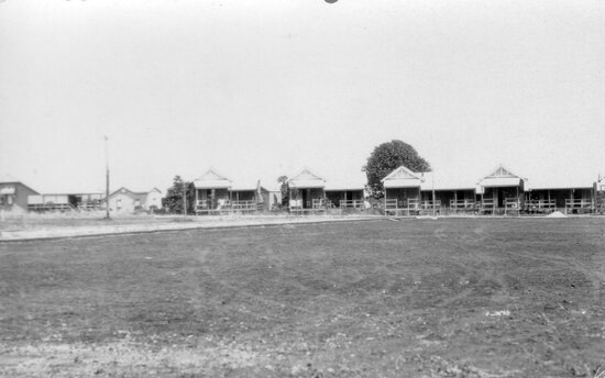 Huts at Eventide Home 1929