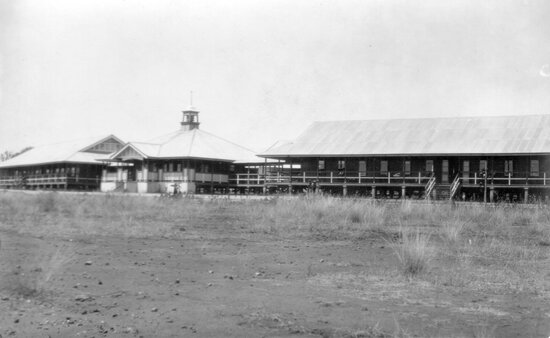 Rear view of Eventide Home, 1930