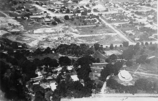 Aerial view of Lissner Park