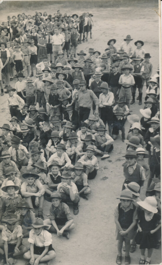 Boys School students at the High School, 1946/7