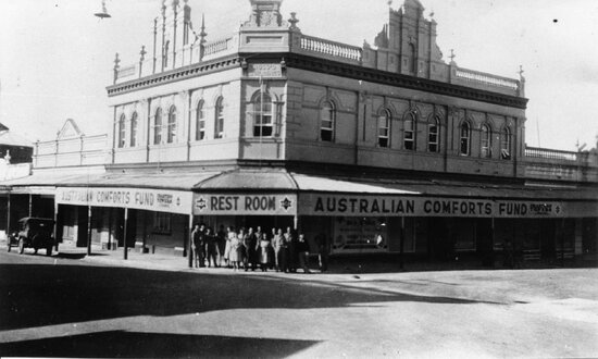 Australian Comforts Fund Centre, Ross&rsquo;s Building, corner Mosman and Gill Streets