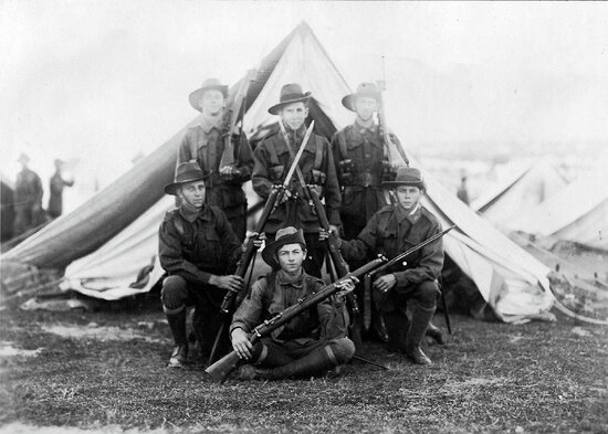 Kennedy Regiment Soldiers at Kissing Point, Townsville