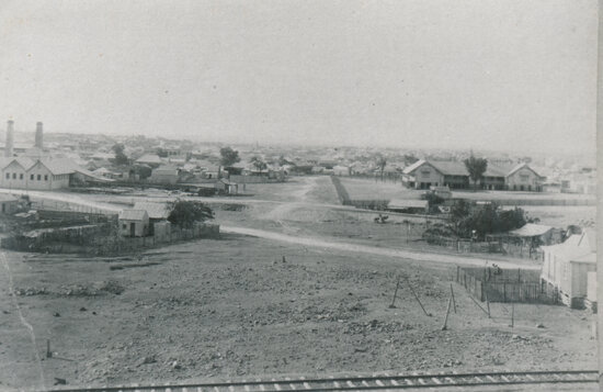 View over Boys School and Mine