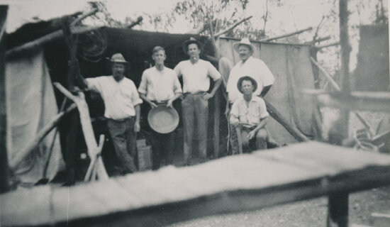 Prospecting Party in Camp