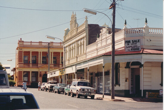 Gill Street, Bow to Mosman Sts, Northern side 1990s