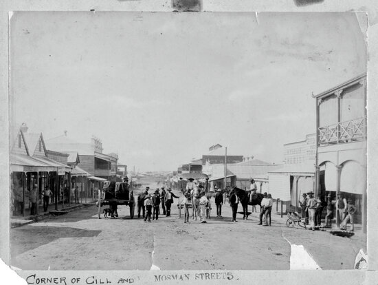 Mosman Street Near Gill Street, Looking North circa 1880&rsquo;s
