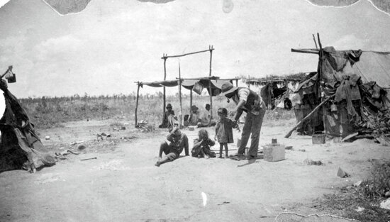 A Makeshift Camp