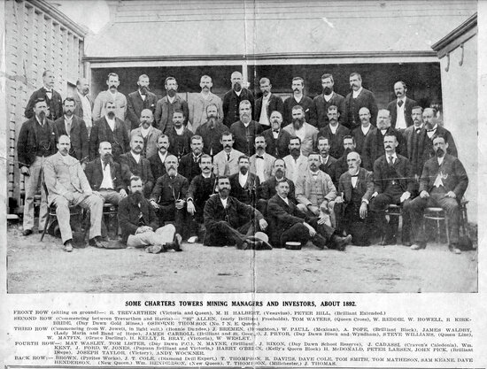 Charters Towers Mine Managers, 1895