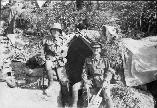 Algy and Ernest Pilcher, Gallipoli