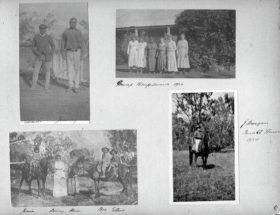Bassingthwaighte Red Album page 10 - Aboriginal Station Workers