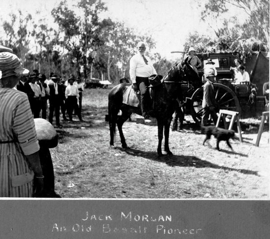 Jack Morgan, An Old Basalt Pioneer, Inaugural Fletcher Vale Races, 1921
