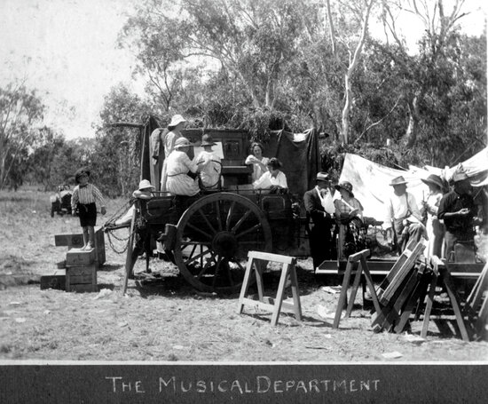 The Musical Department, Inaugural Fletcher Vale Races, 1921